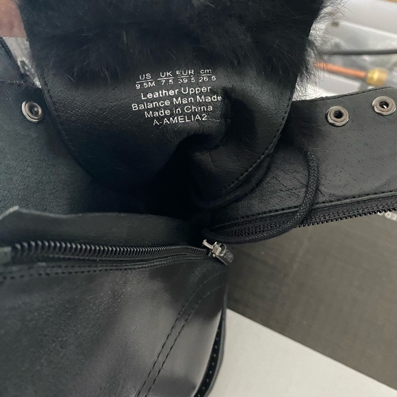 Franco Sarto rabbit fur boots - Picture 4 of 4